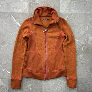 Prana Fleece Jacket Womens XS Tobi Knit Mid Layer Hiking Climbing Full Zip